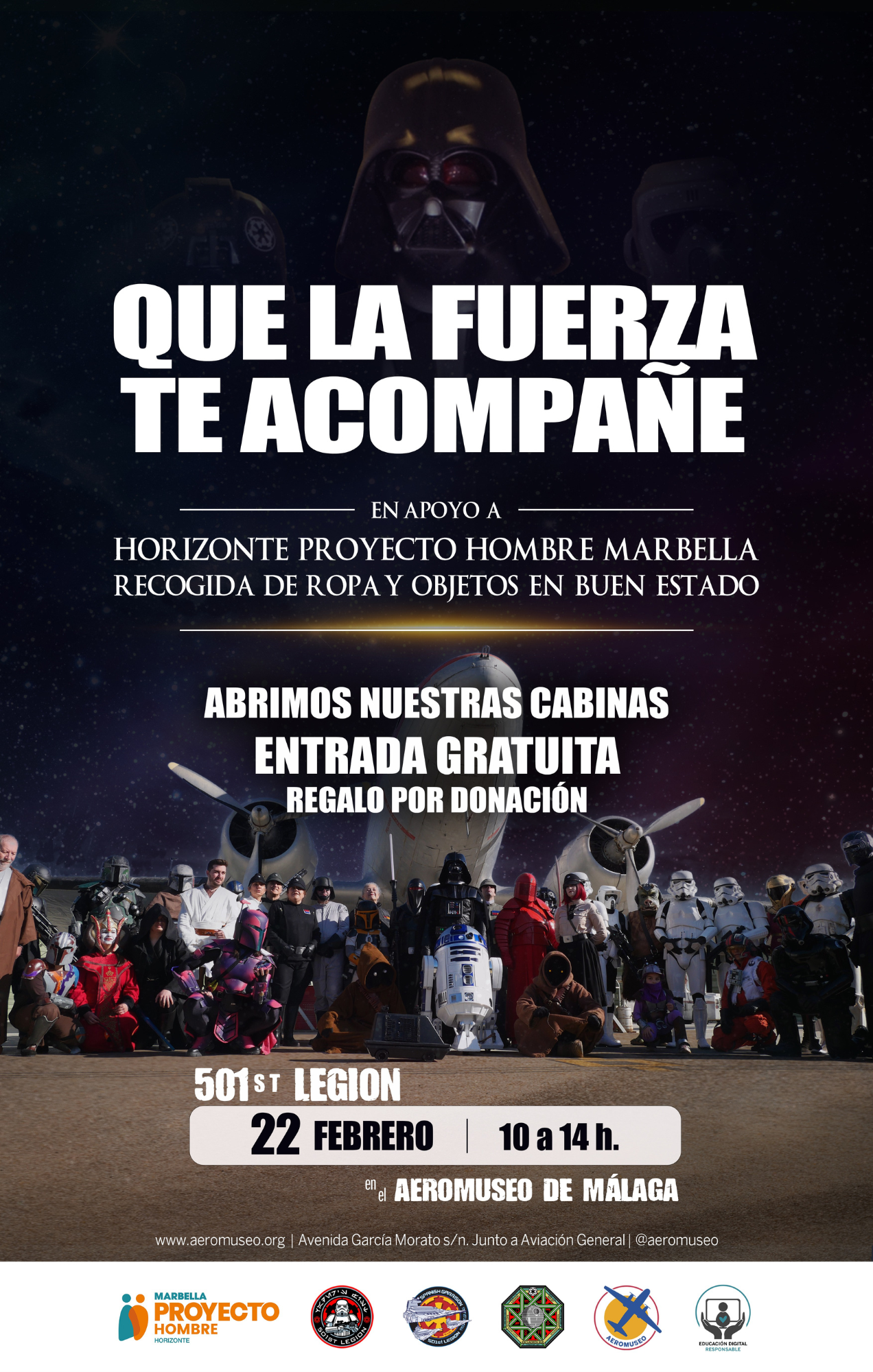 Aeromuseo de Málaga - Que la fuerza de acompañe