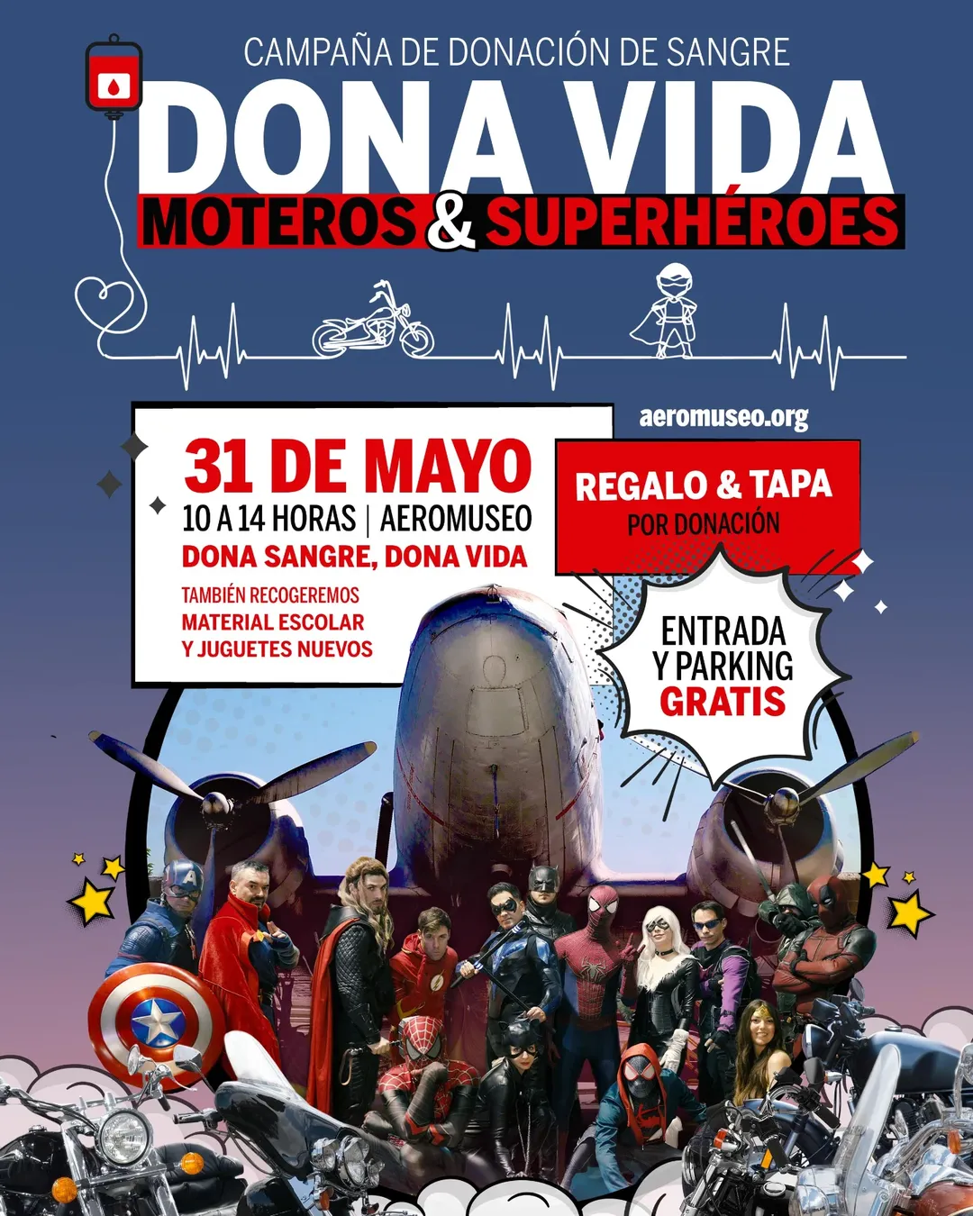 Jornada solidaria de donación de sangre